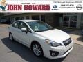 2012 Satin White Pearl Subaru Impreza 2.0i Premium 4 Door  photo #1