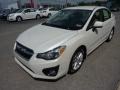 2012 Satin White Pearl Subaru Impreza 2.0i Premium 4 Door  photo #3