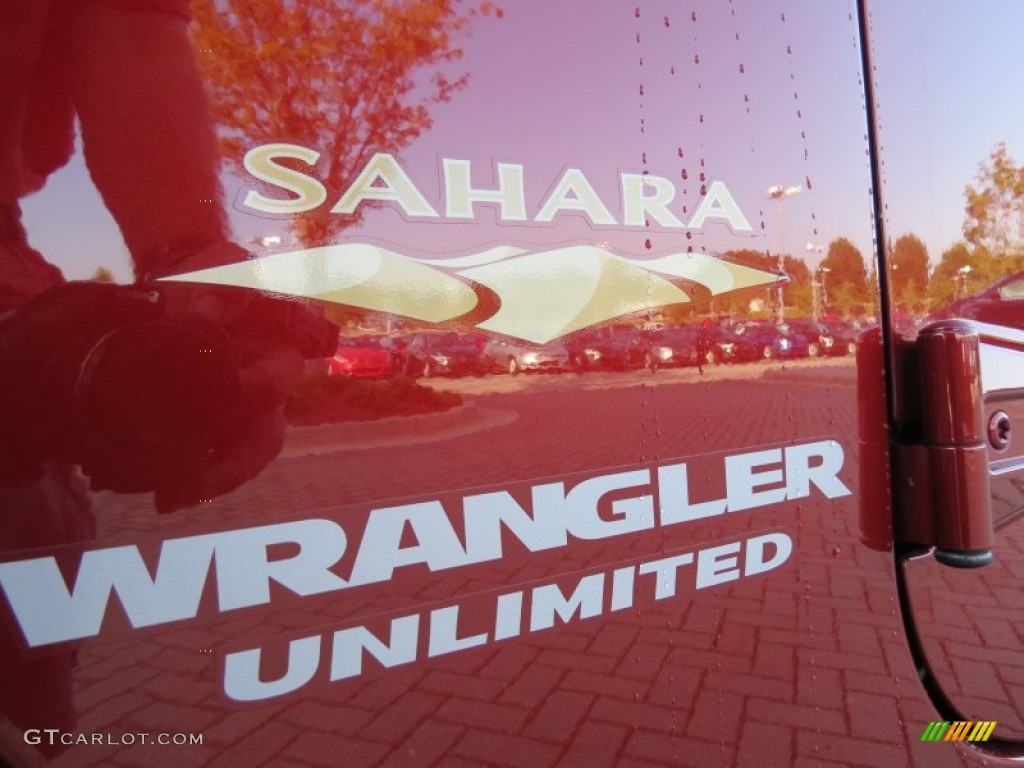 2010 Wrangler Unlimited Sahara 4x4 - Red Rock Crystal Pearl / Dark Khaki/Medium Khaki photo #10