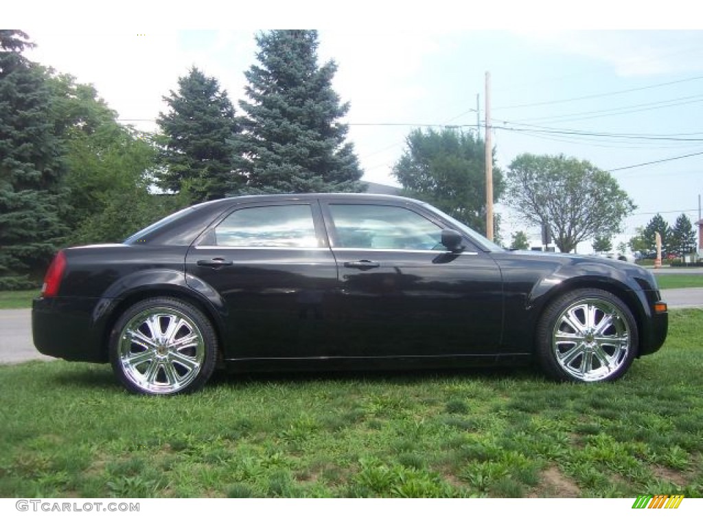 Brilliant Black 2007 Chrysler 300 Standard 300 Model Exterior Photo #70479695