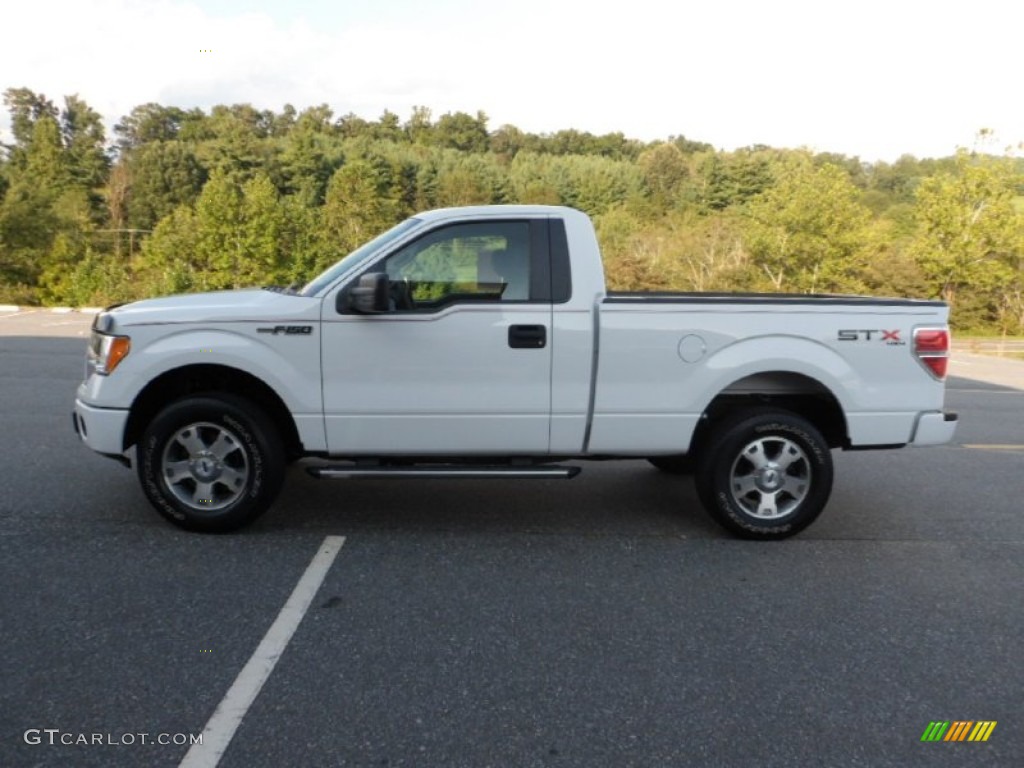 Oxford White 2010 Ford F150 STX Regular Cab 4x4 Exterior Photo #70480103