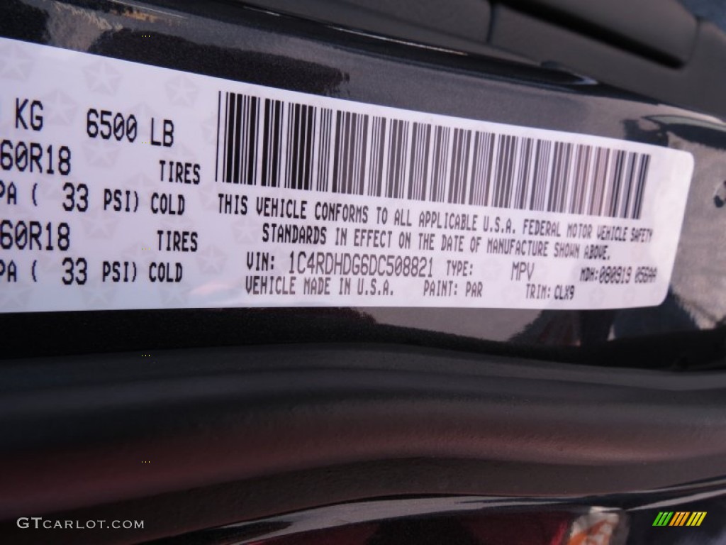 2013 Durango Color Code PAR for Maximum Steel Metallic Photo #70480472