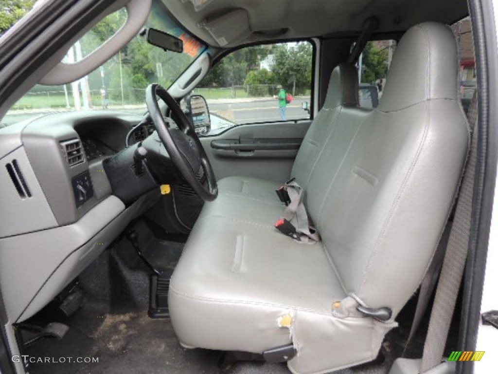 2004 F250 Super Duty XL SuperCab 4x4 - Oxford White / Medium Flint photo #14