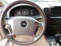2004 Kia Sorento Beige Interior Steering Wheel Photo