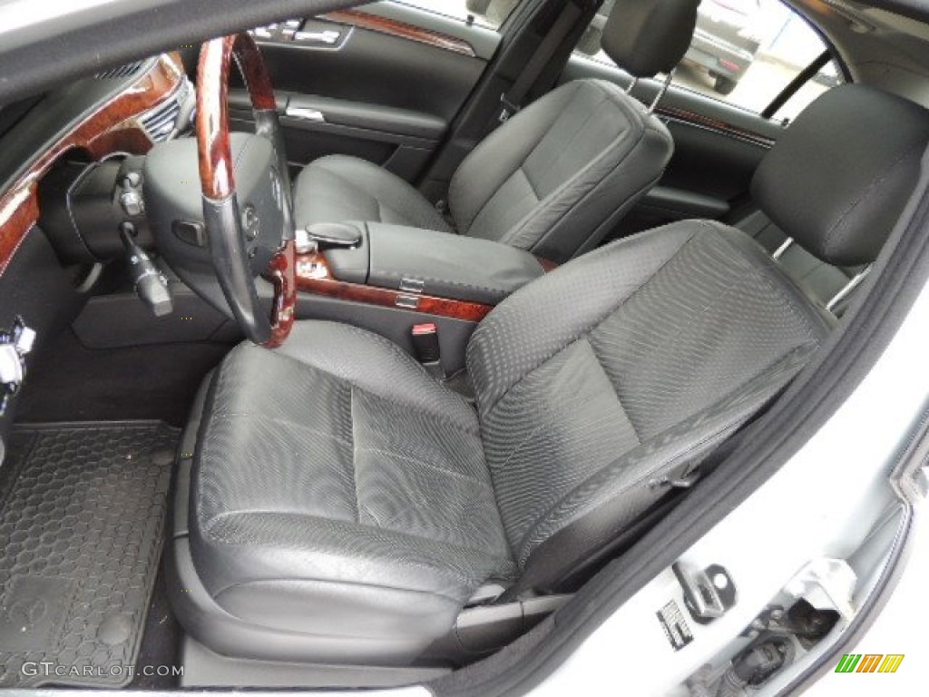 Black Interior 2007 Mercedes-Benz S 550 Sedan Photo #70480946