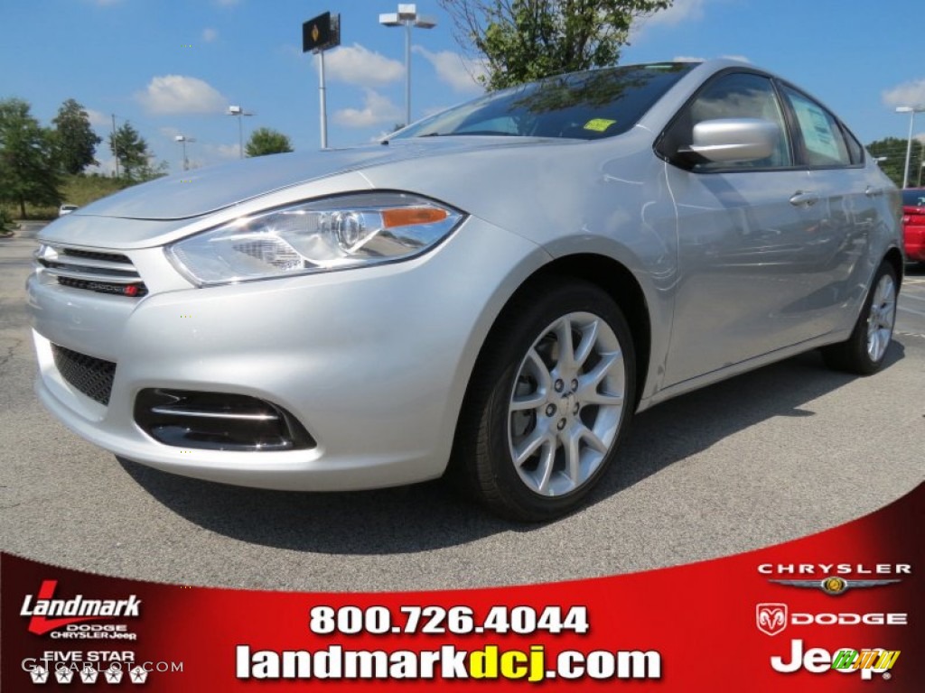 Bright Silver Metallic Dodge Dart