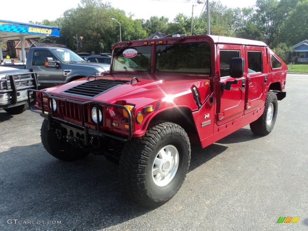Candy Apple Red 1999 Hummer H1 Hard Top Exterior Photo #70481651