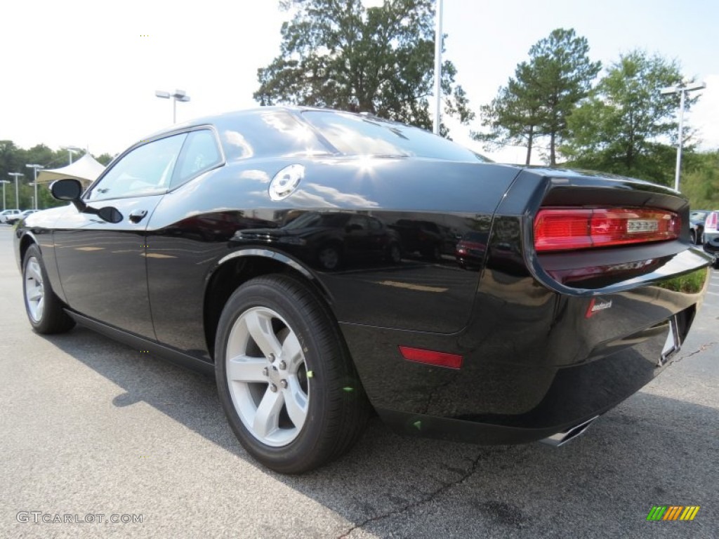 2013 Challenger SXT - Pitch Black / Dark Slate Gray photo #2