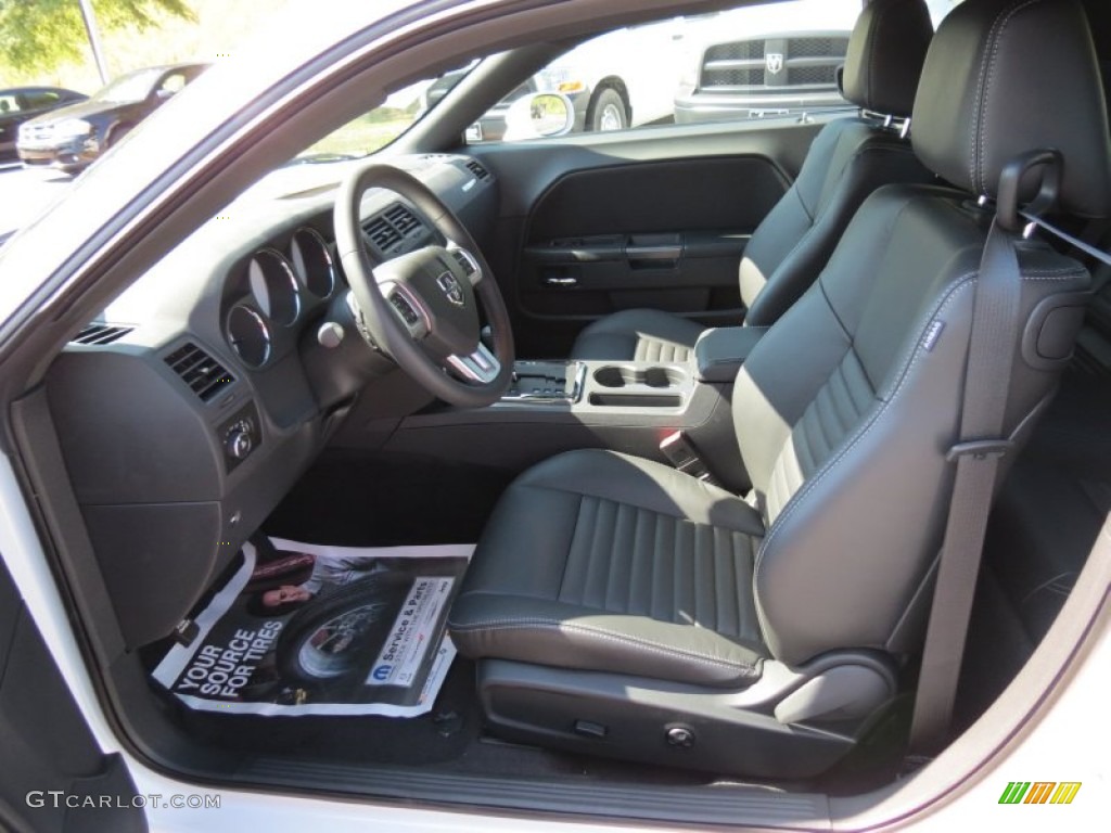 2013 Challenger R/T Classic - Bright White / Dark Slate Gray photo #8