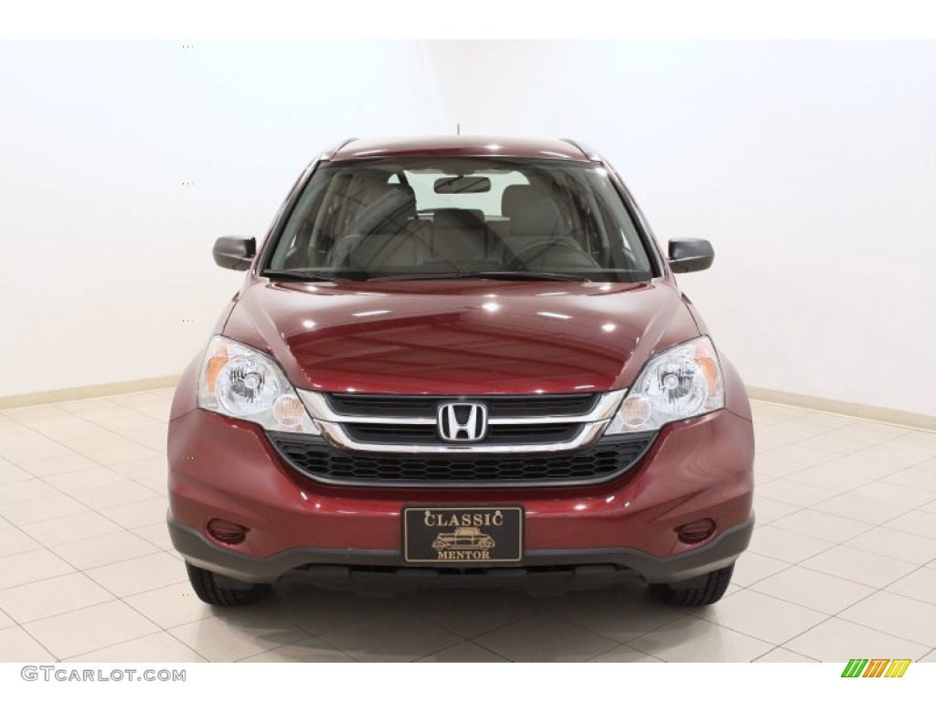 2011 CR-V LX 4WD - Tango Red Pearl / Gray photo #2