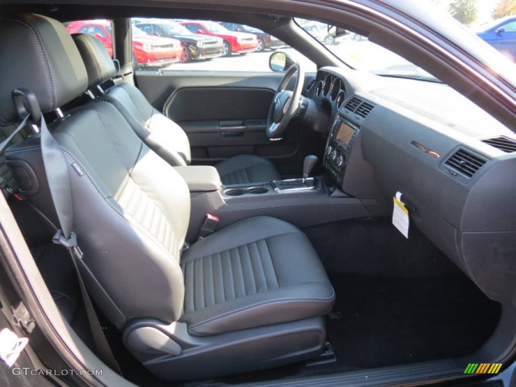 2013 Challenger Rallye Redline - Pitch Black / Dark Slate Gray photo #8