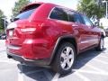 2013 Deep Cherry Red Crystal Pearl Jeep Grand Cherokee Overland 4x4  photo #3
