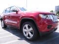 2013 Deep Cherry Red Crystal Pearl Jeep Grand Cherokee Overland 4x4  photo #4