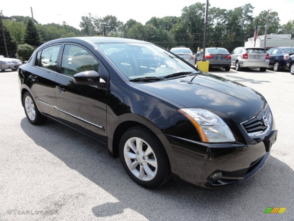 2011 Sentra 2.0 SL - Espresso Black / Beige photo #4