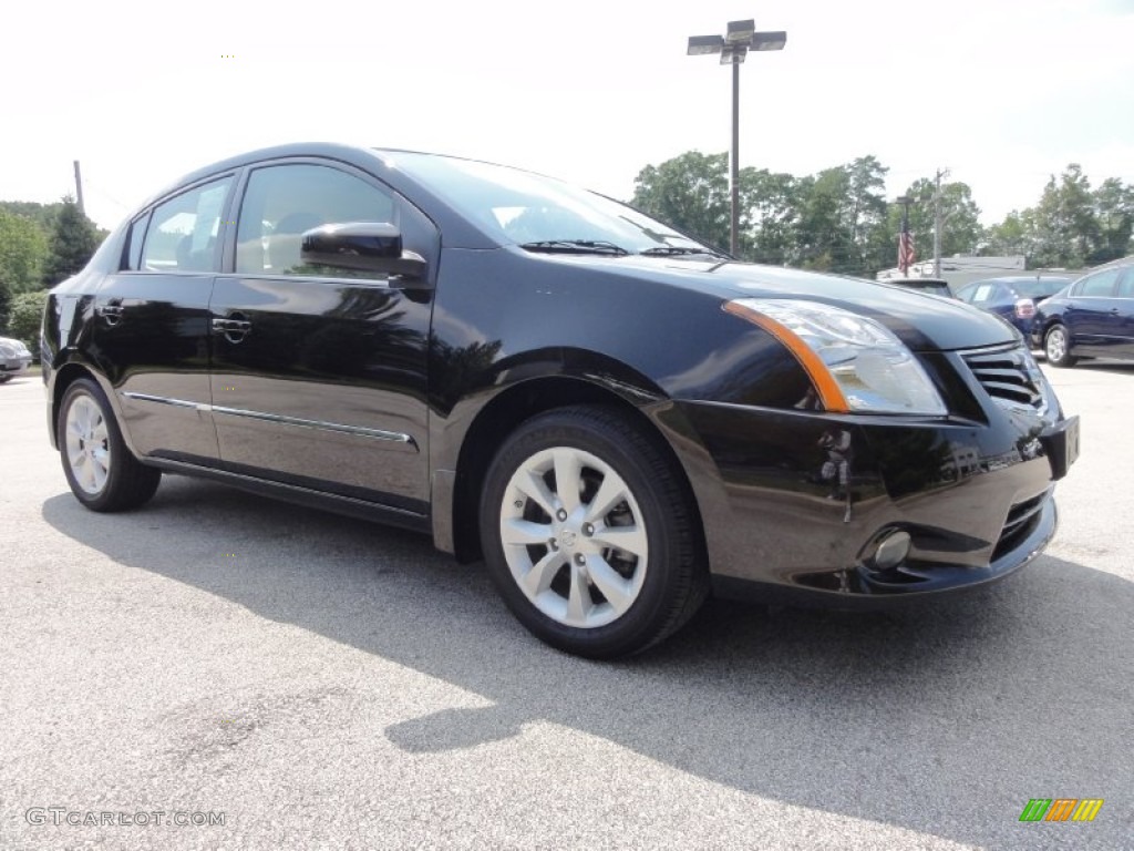 2011 Sentra 2.0 SL - Espresso Black / Beige photo #5
