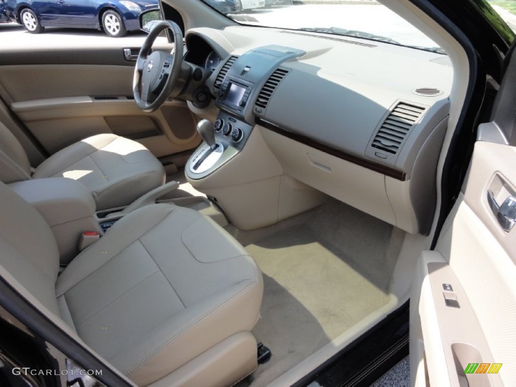 2011 Sentra 2.0 SL - Espresso Black / Beige photo #17