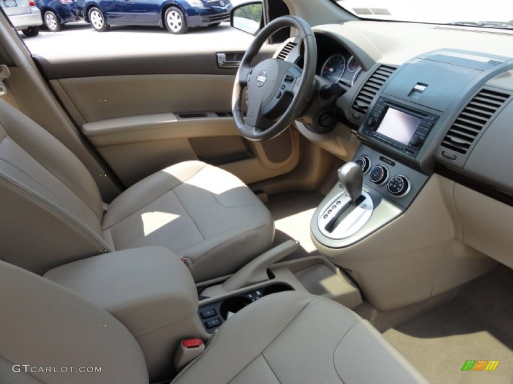 2011 Sentra 2.0 SL - Espresso Black / Beige photo #18