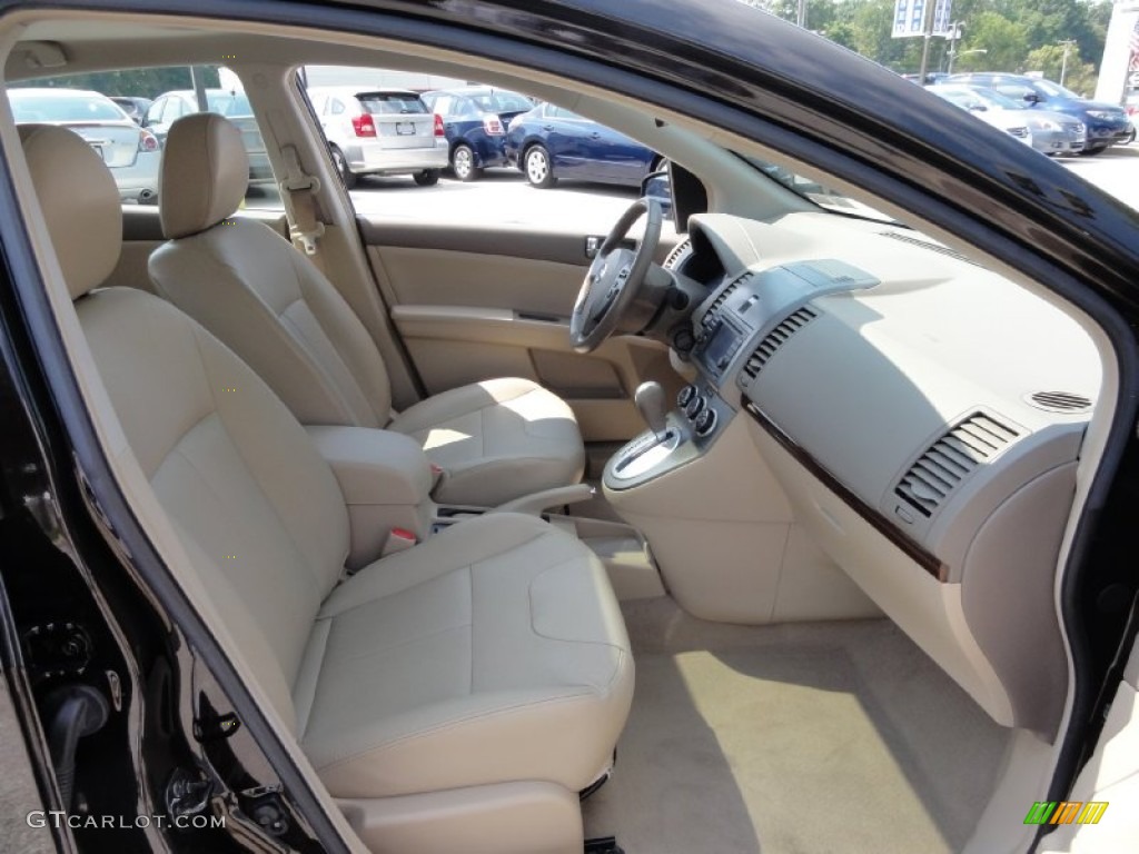 2011 Sentra 2.0 SL - Espresso Black / Beige photo #19
