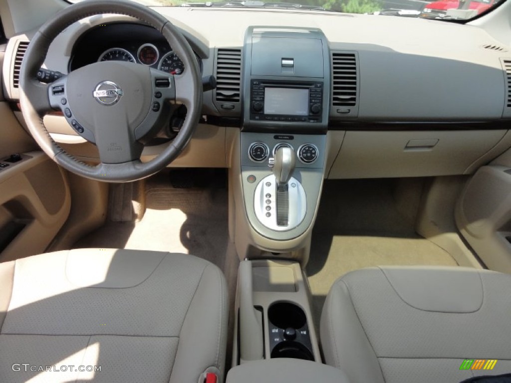 2011 Sentra 2.0 SL - Espresso Black / Beige photo #23