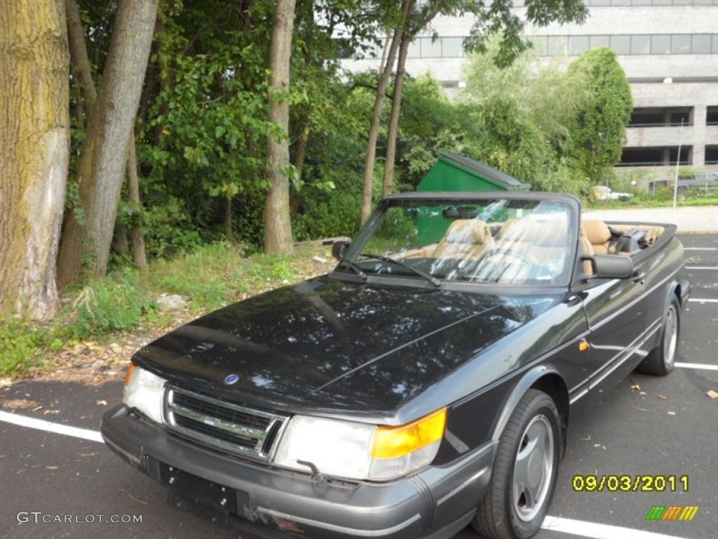 1994 900 Turbo Convertible - Black / Ivory photo #1