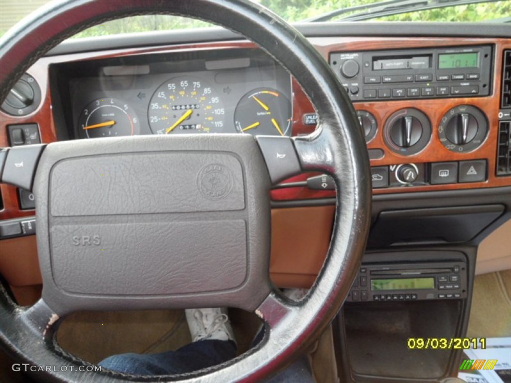 1994 900 Turbo Convertible - Black / Ivory photo #2