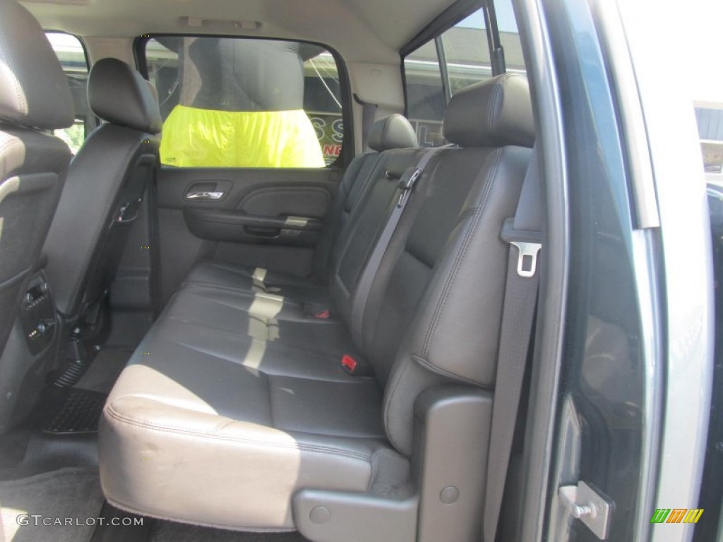 2011 Sierra 3500HD Denali Crew Cab 4x4 Dually - Stealth Gray Metallic / Ebony photo #10