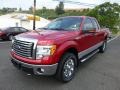 2011 Red Candy Metallic Ford F150 XLT SuperCab 4x4  photo #5