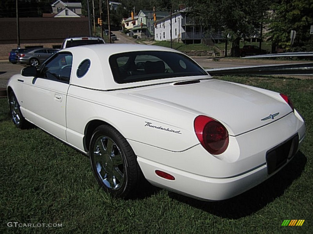 2003 Thunderbird Premium Roadster - Whisper White / Black Ink/Whisper White photo #3