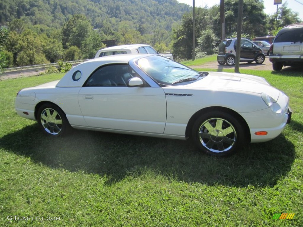 2003 Thunderbird Premium Roadster - Whisper White / Black Ink/Whisper White photo #7