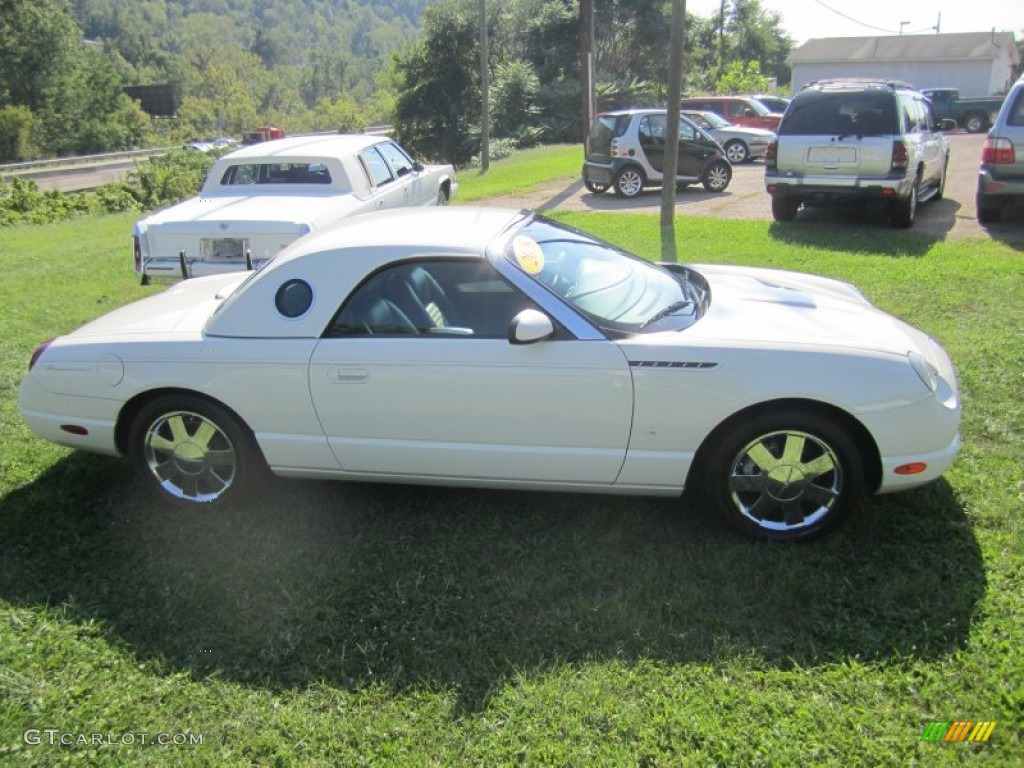 2003 Thunderbird Premium Roadster - Whisper White / Black Ink/Whisper White photo #10