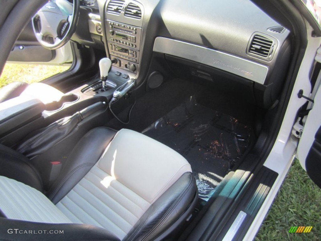 Black Ink/Whisper White Interior 2003 Ford Thunderbird Premium Roadster Photo #70487585