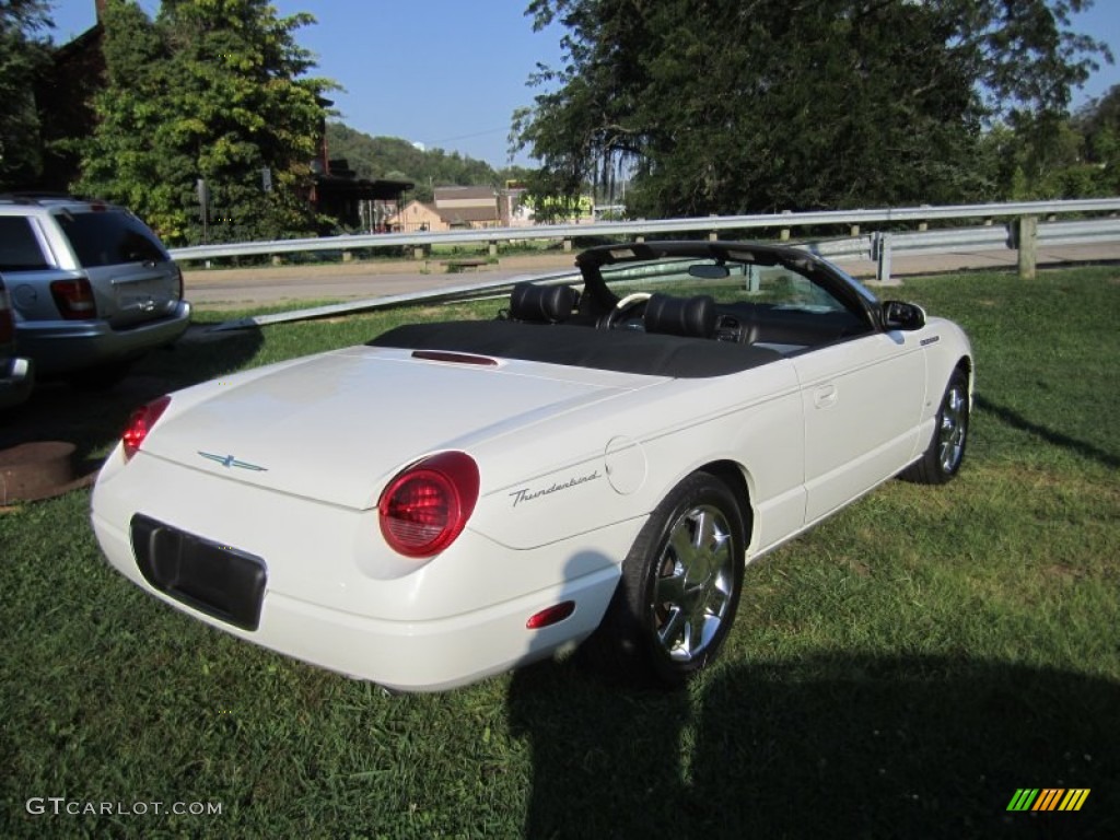 2003 Thunderbird Premium Roadster - Whisper White / Black Ink/Whisper White photo #30