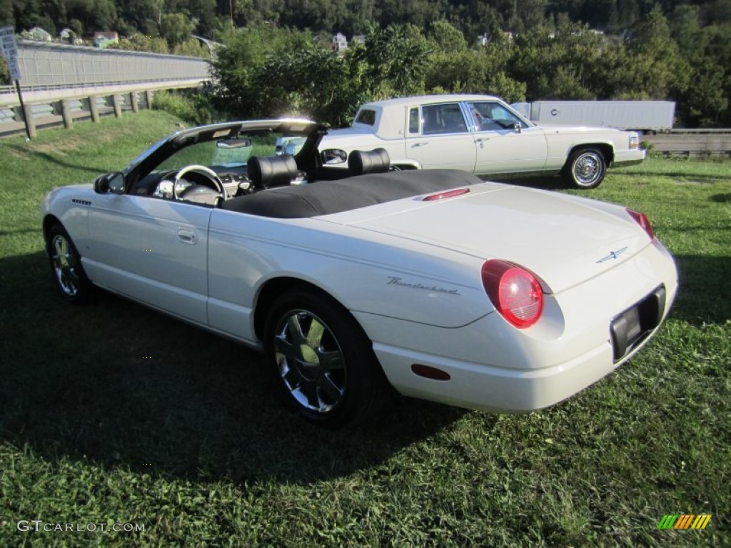 2003 Thunderbird Premium Roadster - Whisper White / Black Ink/Whisper White photo #32