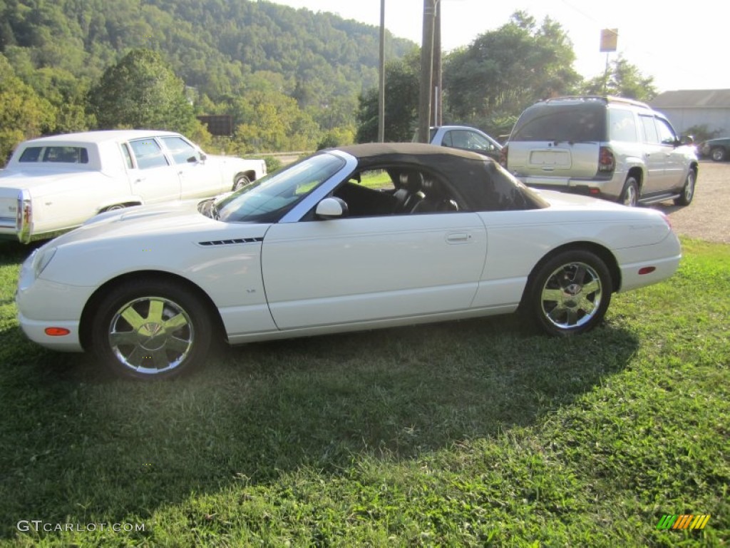 2003 Thunderbird Premium Roadster - Whisper White / Black Ink/Whisper White photo #38