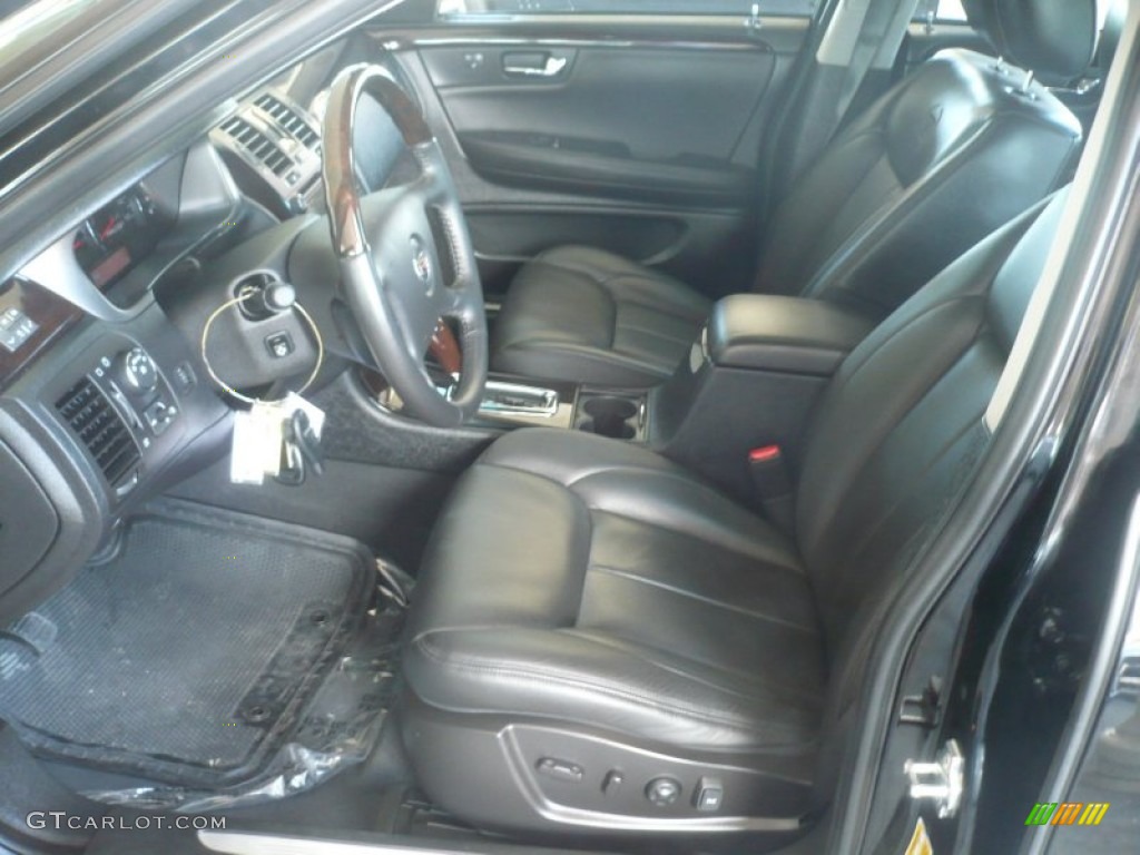 Ebony Interior 2011 Cadillac DTS Premium Photo #70488194
