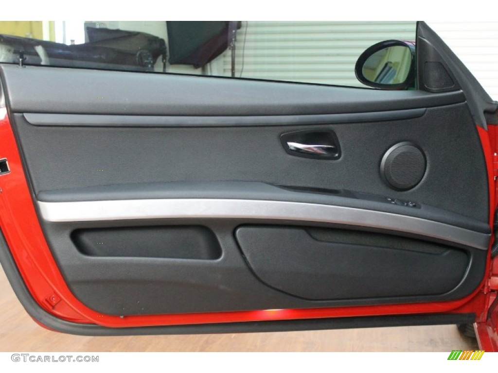 2009 BMW 3 Series 335i Coupe Black Door Panel Photo #70488635