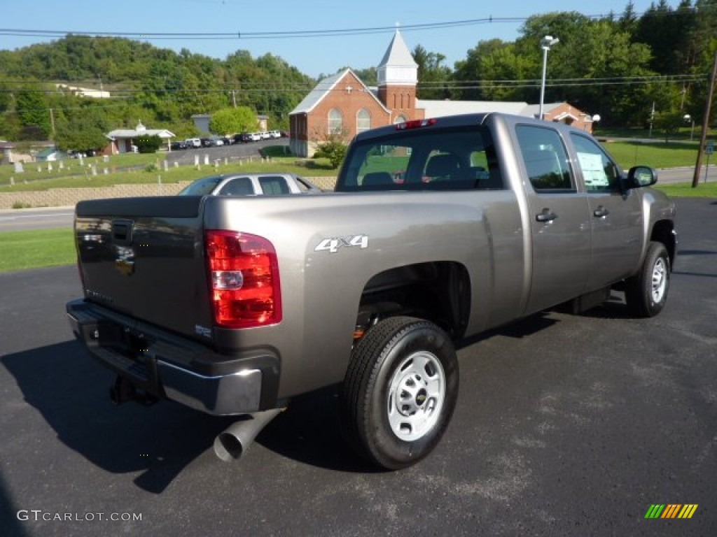 Mocha Steel Metallic 2013 Chevrolet Silverado 2500HD Work Truck Crew Cab 4x4 Exterior Photo #70489199