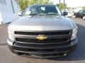 2013 Graystone Metallic Chevrolet Silverado 1500 Work Truck Extended Cab 4x4  photo #2