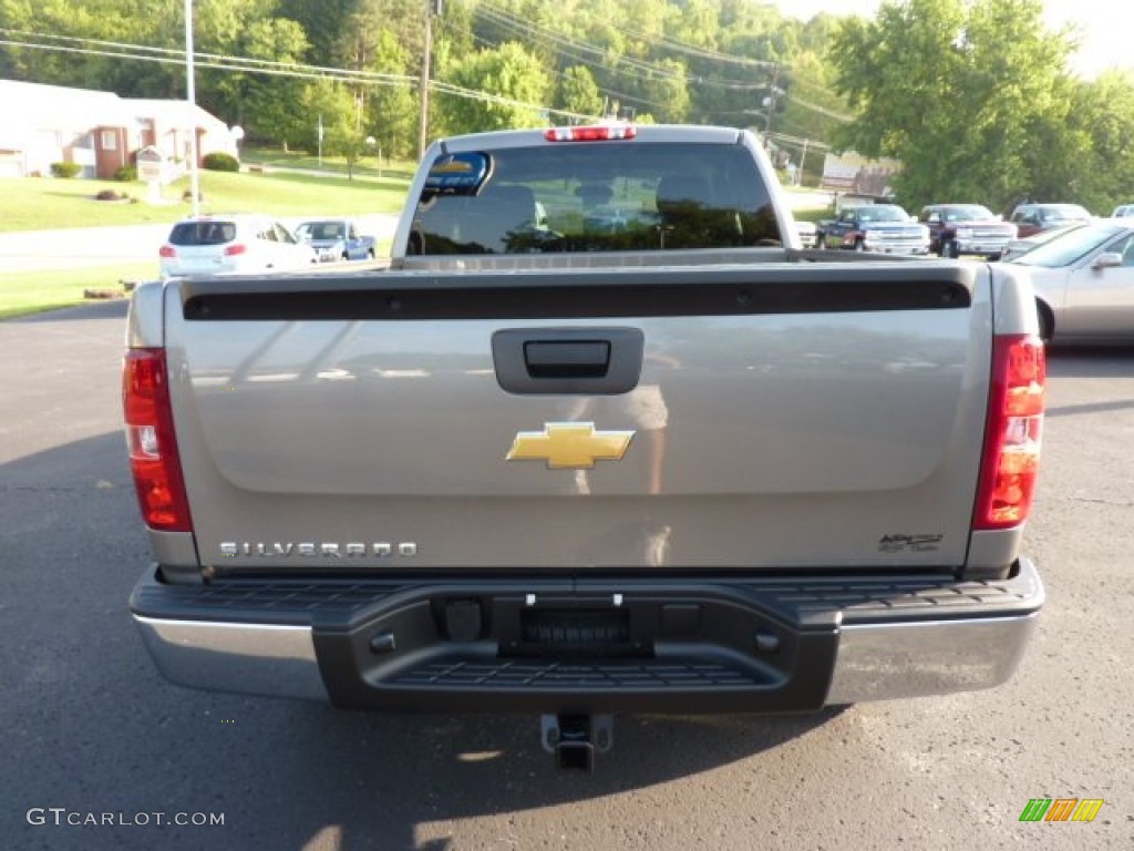 2013 Silverado 1500 Work Truck Extended Cab 4x4 - Graystone Metallic / Ebony photo #5