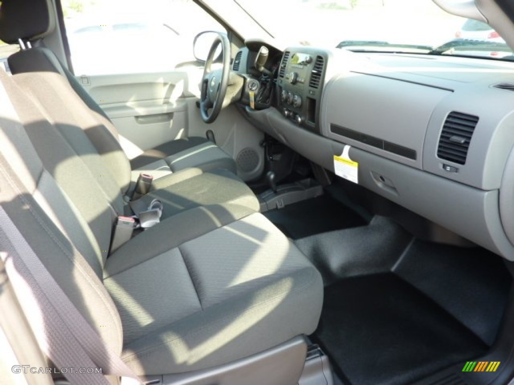 2013 Silverado 1500 Work Truck Extended Cab 4x4 - Graystone Metallic / Ebony photo #9