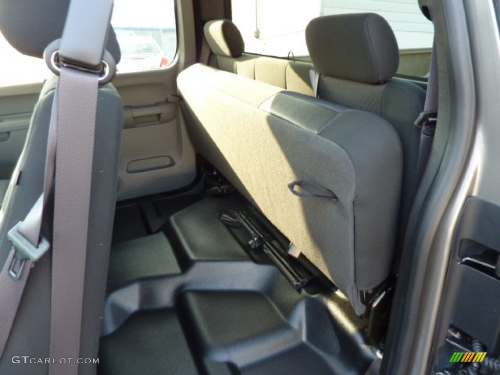 2013 Silverado 1500 Work Truck Extended Cab 4x4 - Graystone Metallic / Ebony photo #14