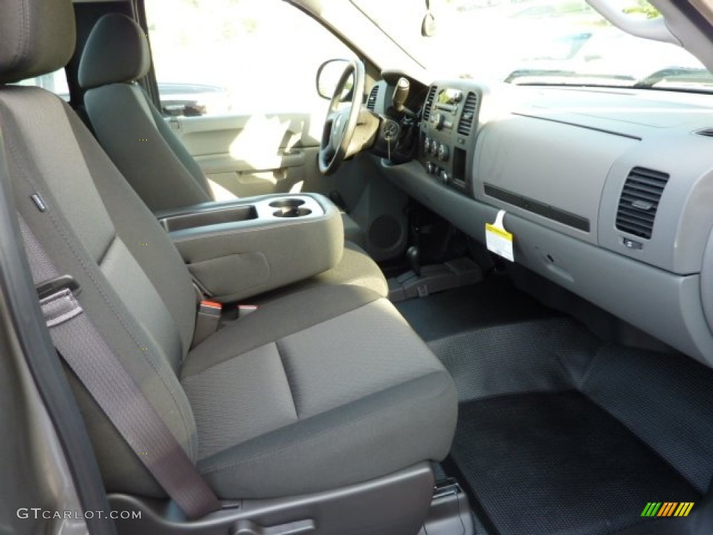 2013 Silverado 1500 Work Truck Regular Cab 4x4 - Graystone Metallic / Dark Titanium photo #10