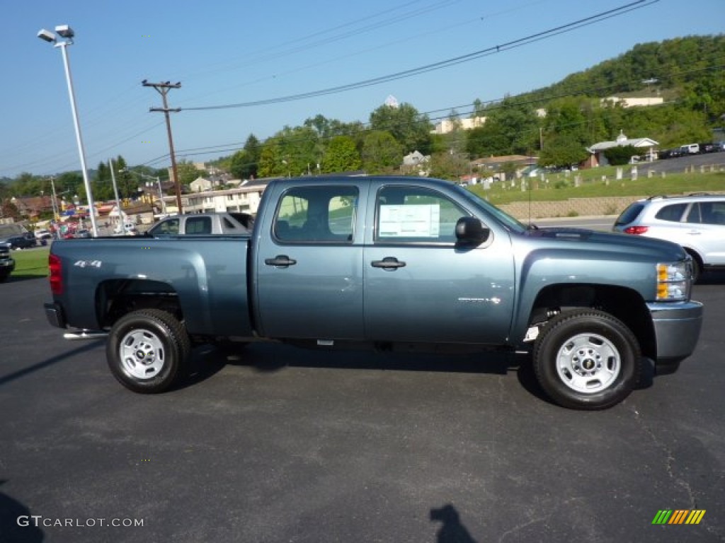 Blue Granite Metallic 2013 Chevrolet Silverado 2500HD Work Truck Crew Cab 4x4 Exterior Photo #70489889