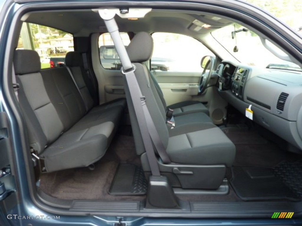 Dark Titanium Interior 2013 Chevrolet Silverado 1500 LS Extended Cab 4x4 Photo #70490105