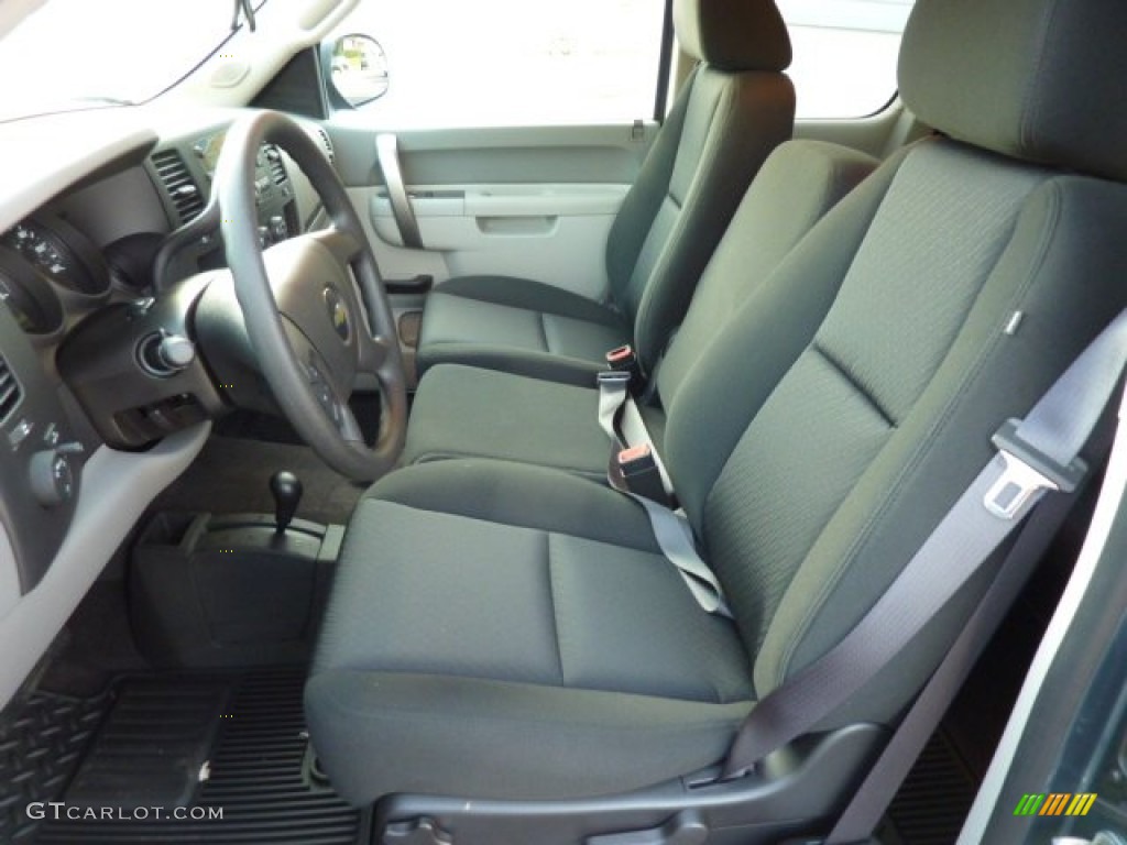 Dark Titanium Interior 2013 Chevrolet Silverado 1500 LS Extended Cab 4x4 Photo #70490135