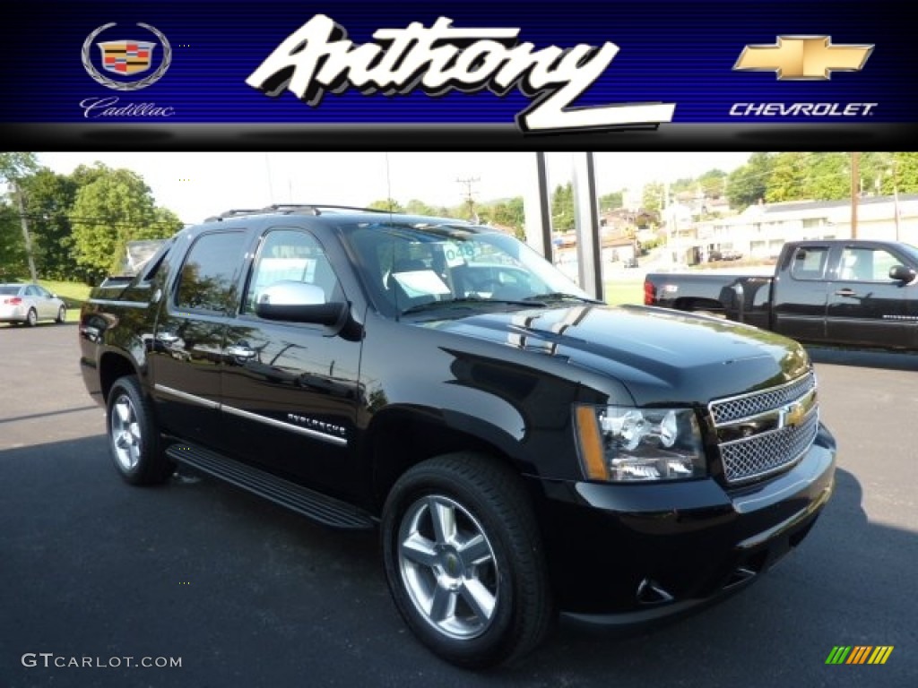 2013 Avalanche LTZ 4x4 Black Diamond Edition - Black / Ebony photo #1