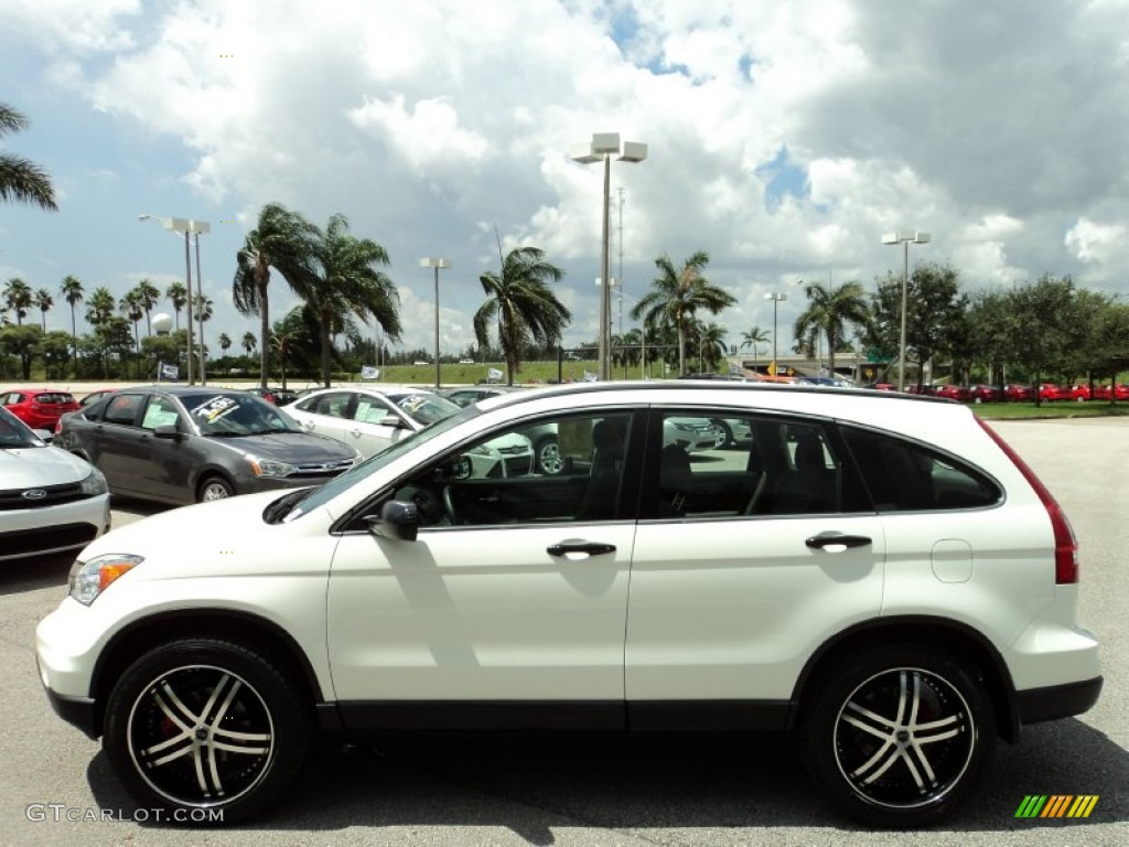 2011 CR-V LX - Taffeta White / Gray photo #12