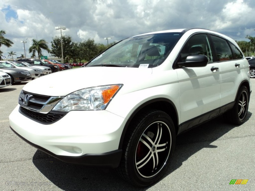 2011 CR-V LX - Taffeta White / Gray photo #13