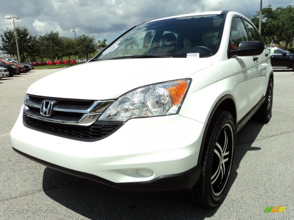 2011 CR-V LX - Taffeta White / Gray photo #14