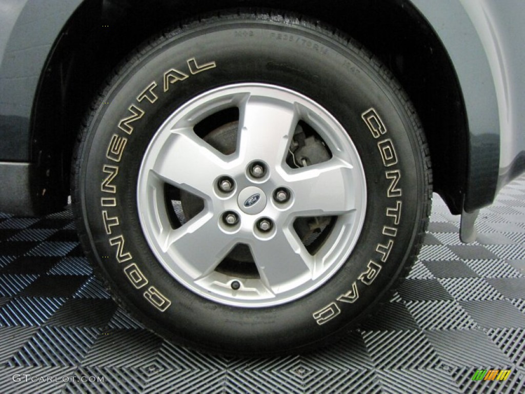 2009 Escape XLT V6 4WD - Black Pearl Slate Metallic / Charcoal photo #28